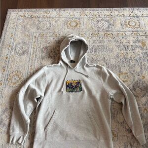 Vintage Stussy “Irises” Embroidered Hoodie